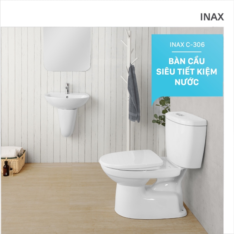 Bồn cầu 2 khối INAX C-306VAN